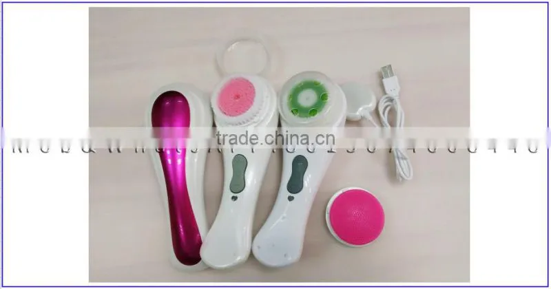 Sonic Waterproof facial cleansing sonic facial brush Sonic Wireless Rechargeable Facial Cleansing Brush