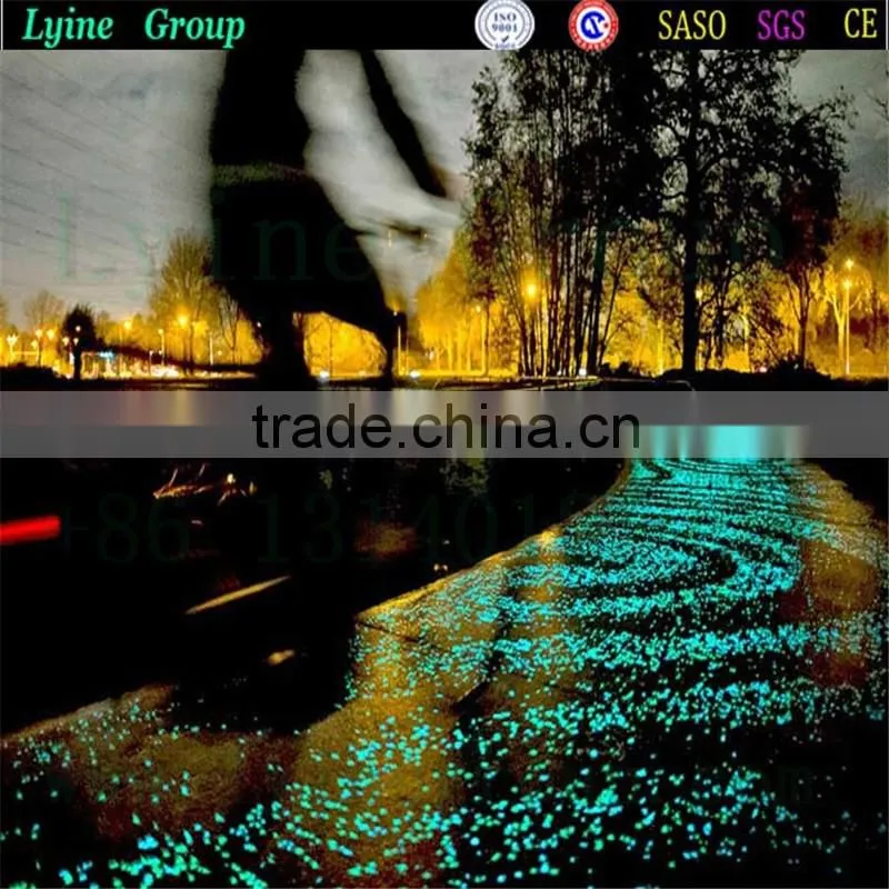 glow gravel for paving stone