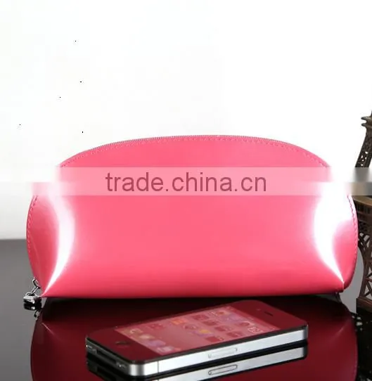 2015 new multi-function bling patent leather hand bag, cosmetic bag, Stationery bag