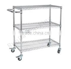 CW-19 chrome shelving rack