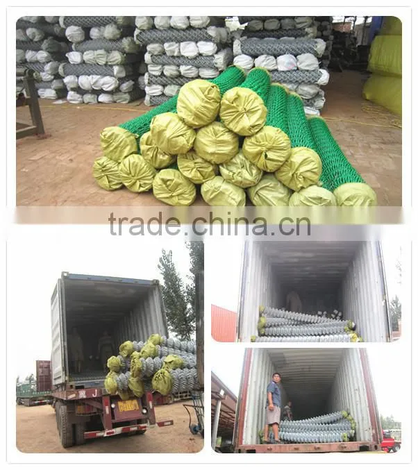 easily assembled,eco friendly,waterproof feature and metal frame material used chain link fence for sale