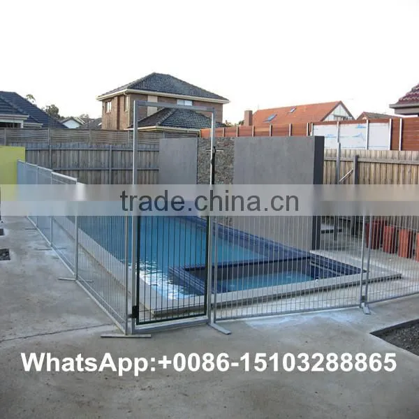 Factory of galvanized folding crowd control barrier,metal can removable fence