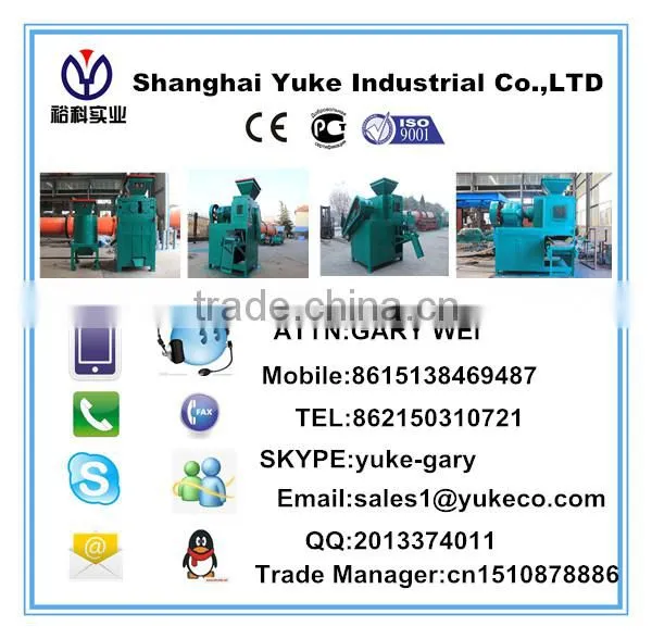 Shanghai Yuke Sludge/Clay/Gypsum Rotary Dryer/Rotary Drum Dryer/Rotary Cyclinder Dryer