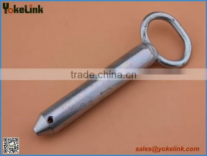 Clevis pin with ring