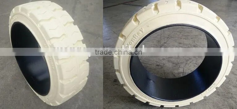 Prices Discounted WonRay 18X7X12-1/8 solid forklift press-on tire traction tires 18712