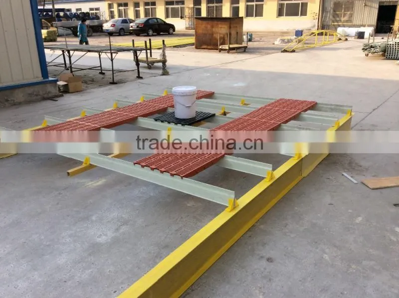 FRP Fiberglass reinforced plastic beam for poultry farm/FRP support beams/Triangular support frame