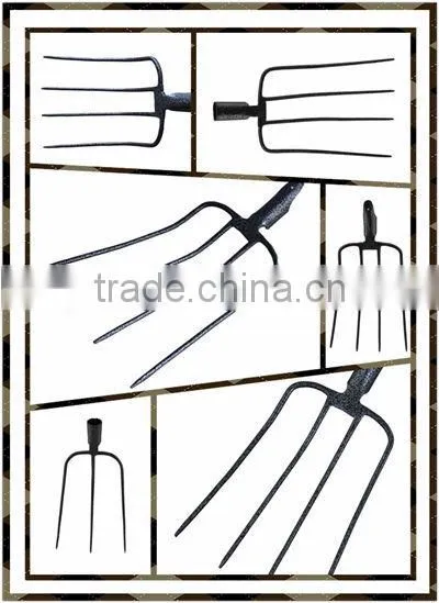 4 prongs garden carbon digging fork
