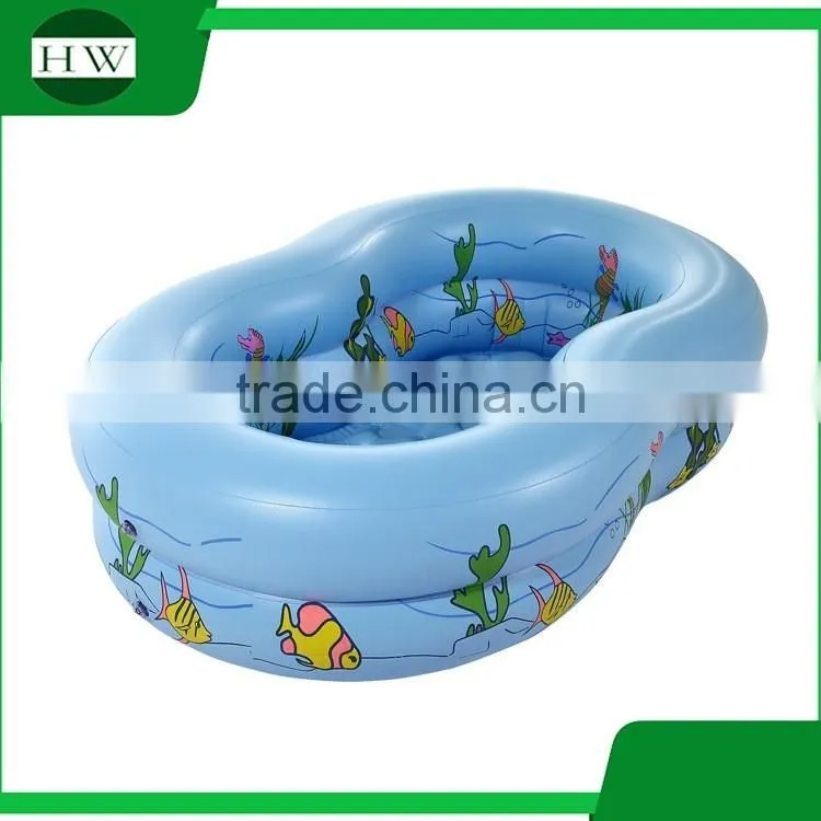 large children inflatable swimming fishing bath pool