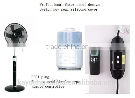 America approval high quality water spray mist air cooling fan manufacturer