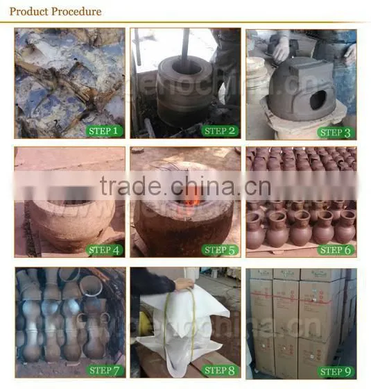 2014 Hot selling Clay BBQ Machine Not Coated Charcoal BBQ Grill for sale