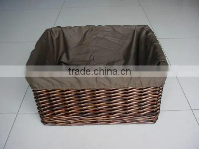 2014 Linyi durable storage wicker basket for wholesale