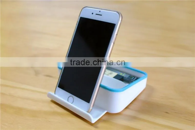 Fashion Creative Desktop Storage Bracket Lazy Office Flat Panel Multifunction Phone Holder Portable Universal Mobile Phone Stand