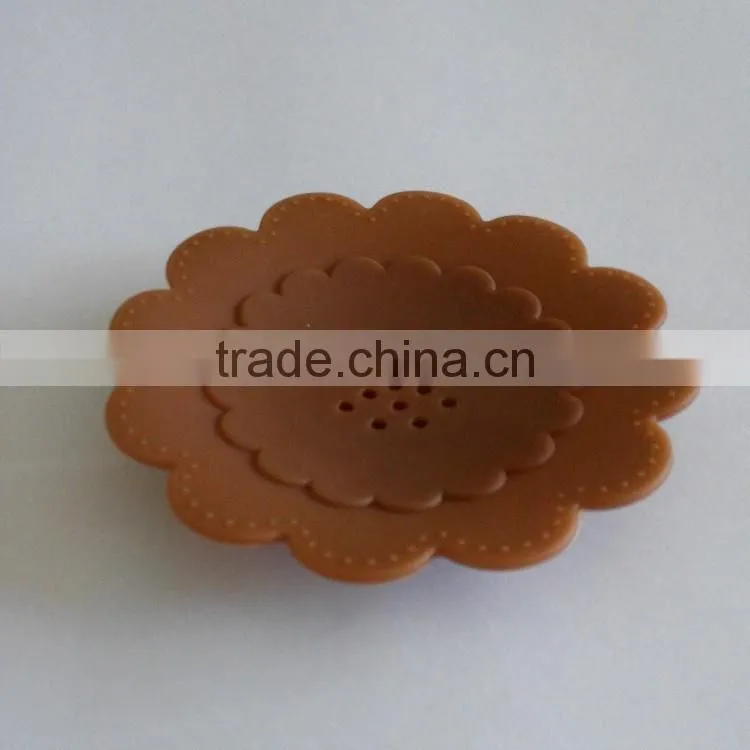 Practical and convinent non-slip Sexy Lace shape silicone soap molds /customizable Silicone BathroomSoap Dishes