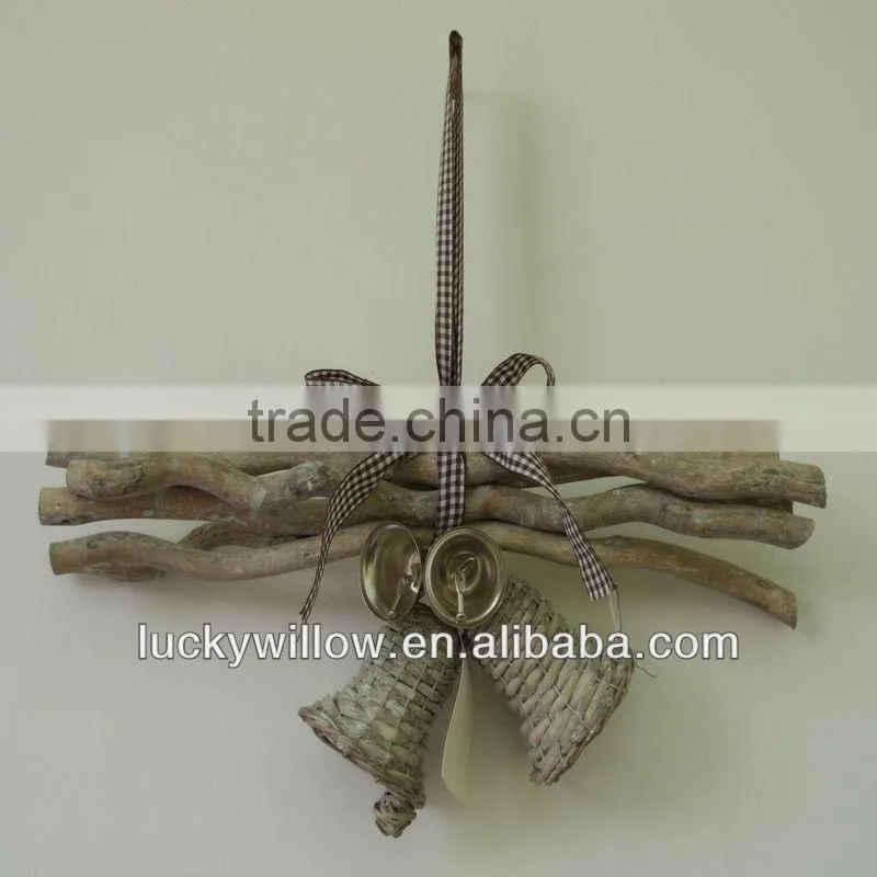 large decorative balls made by crooked willow for garden decoration