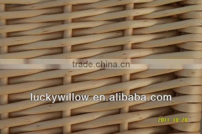 wholesale large wicker storage basket with lids and handle