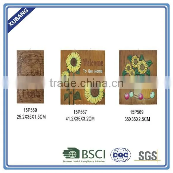 sunflower autumn Poly resin WALL DECOR home decor