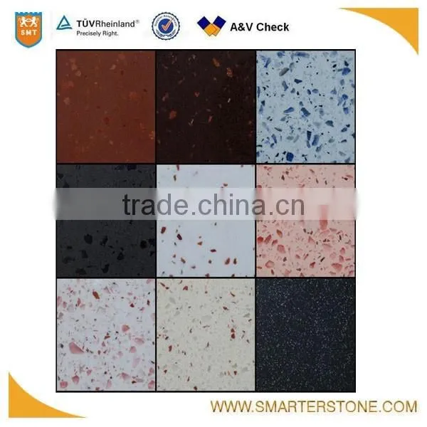 Best selling beige color artificial quartz in jumbo sizes
