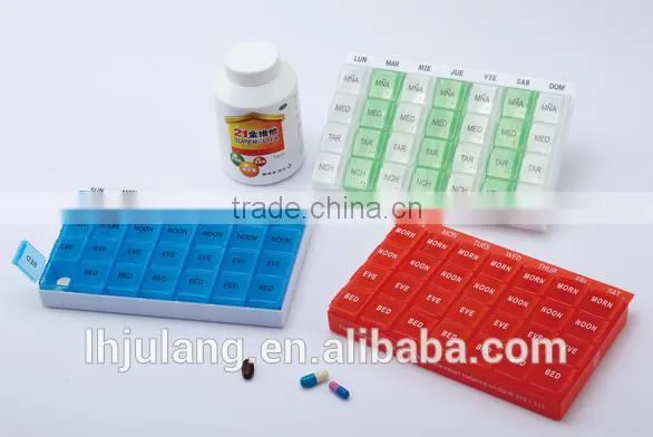 2017 Useful Plastic 28dayspill organizer / Plastic Monthly pill box