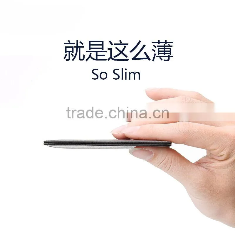 Custom Personalized Soft Sheepskin Leather Ultra Thin Card Holder