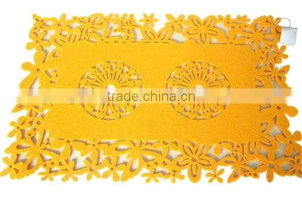 2017 China hot sale practical new products home party interior decoration eco friendly useful item handmade felt mat