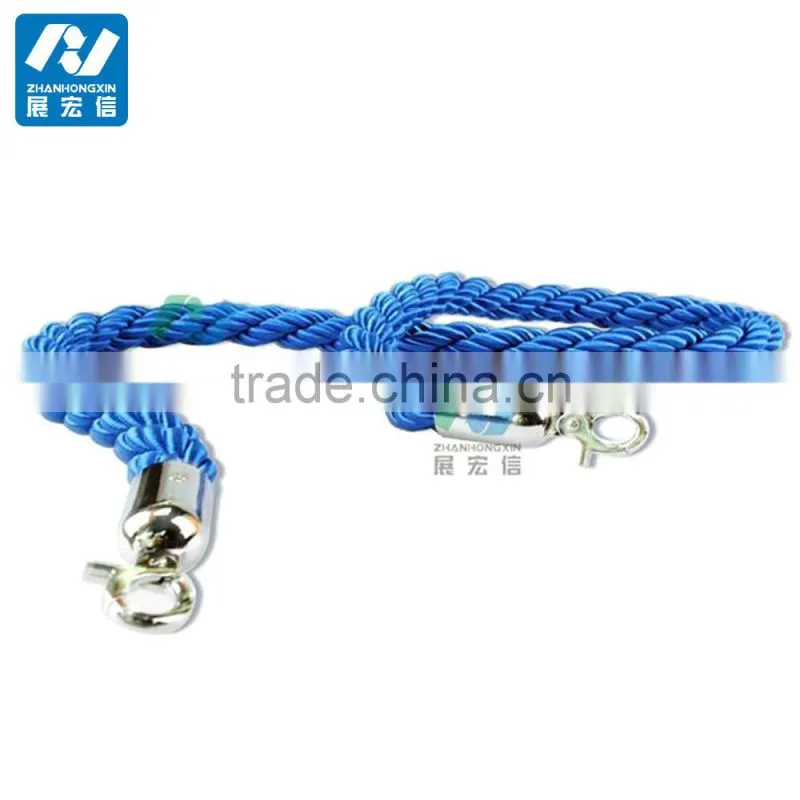 Portable Crowd Control Barrier Rope Queue Twisted Rope Barrier