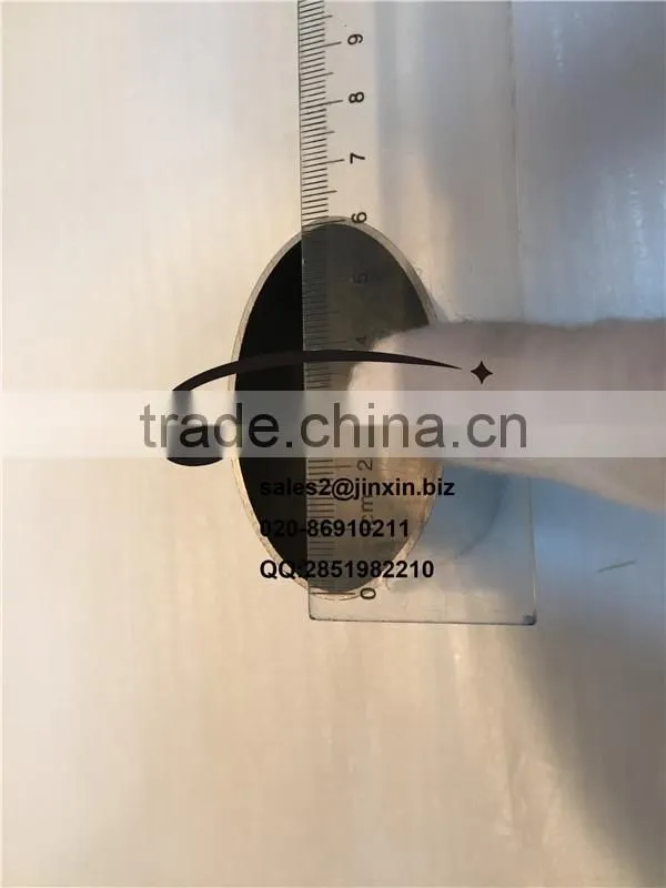 JINXIN Stainless Steel Mirror finish steel flat oval tube(YK-9489C)