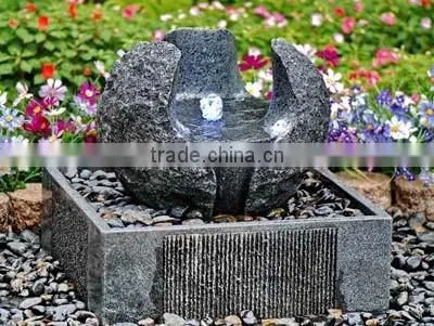 mini tabletop fountain made of granite