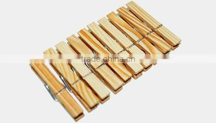 cheap price useful peg custom design Eco-friendly pine wooden clothespin