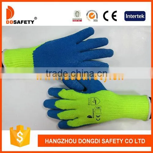 DDSAFETY Alibaba China Wholesale Fluorescence Acrylic Glove Cut Resistance Glove