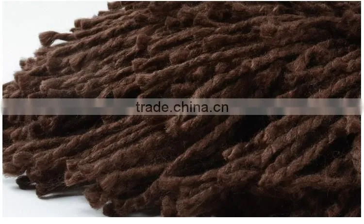 Mens Barbarian Knit Mustache Cap Beard Mask Hat detachable beard beanie hats