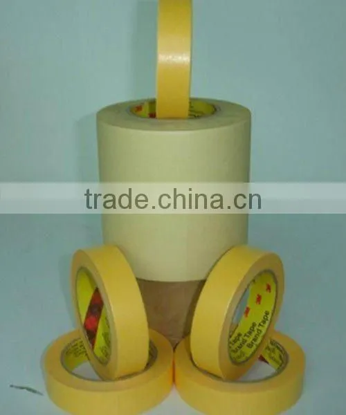 Strong adhension masking tape for high temperature resistance