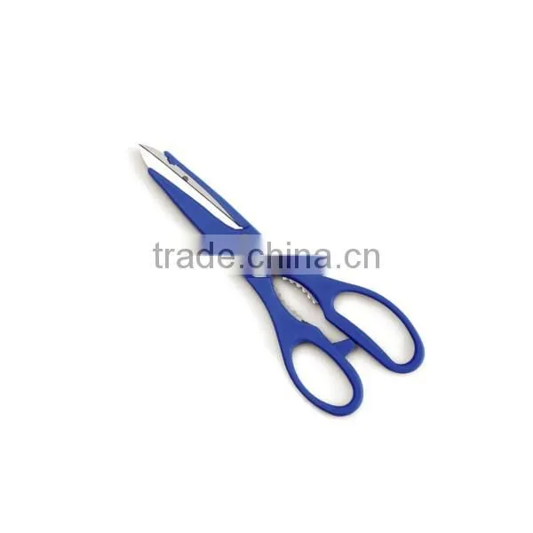 B1990 heavy duty checkered stainless steel kitchen scissors