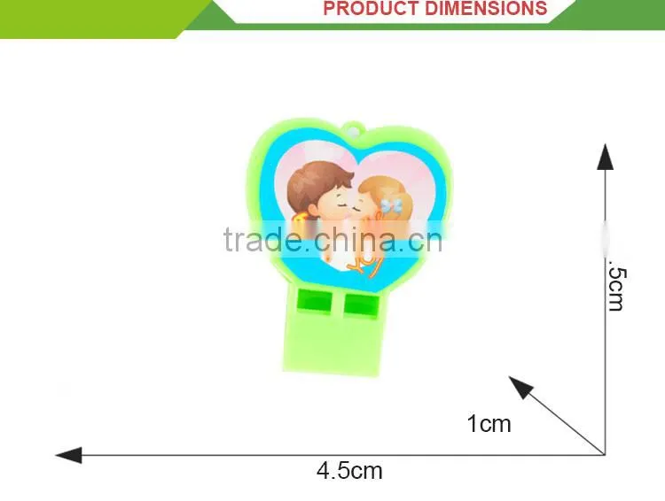 wholesale kids Promotional gifts plastic toy whistle