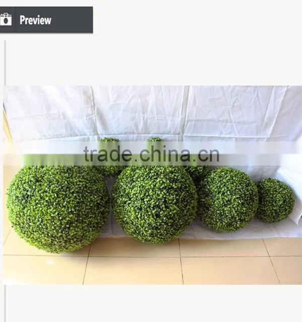 Chirstmas hollow plastic ball interior decoration preserved boxwood balls