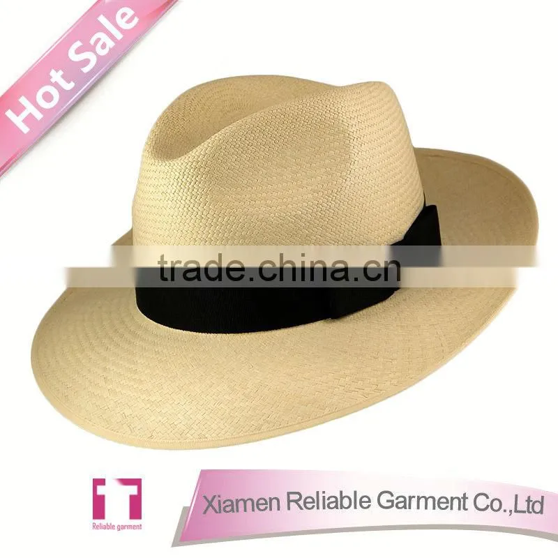 2015 new men straw hat wholesale foldable straw hat/ custom foldable straw hat