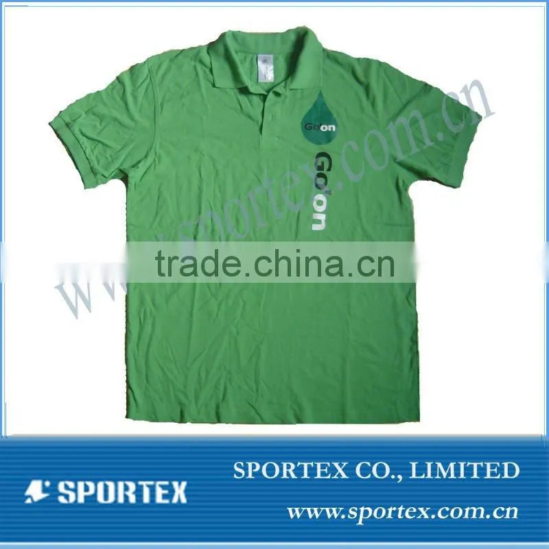 Green 100% cottonMen's Polo shirt / Short sleeve cotton Polo shirt for men/ Golf shirt for mens