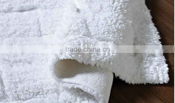 100% cotton soft comfortable custom size bath rugs waterproof sofa set living room