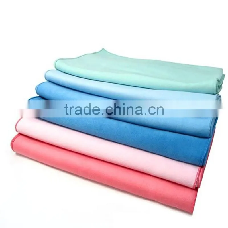 Various size & color choice customized printing microfiber towel sports towel