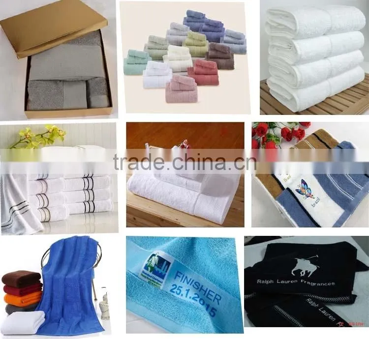 Sale 100% cotton blue grey check bath towel/big and soft hotel bath towel