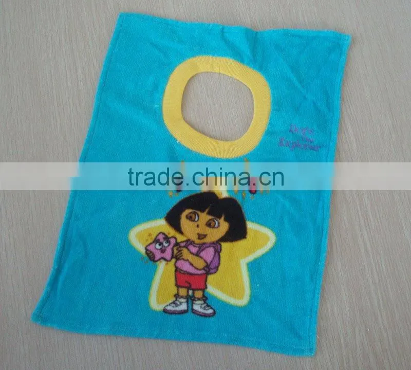 100% cotton velvet printing dicky for children