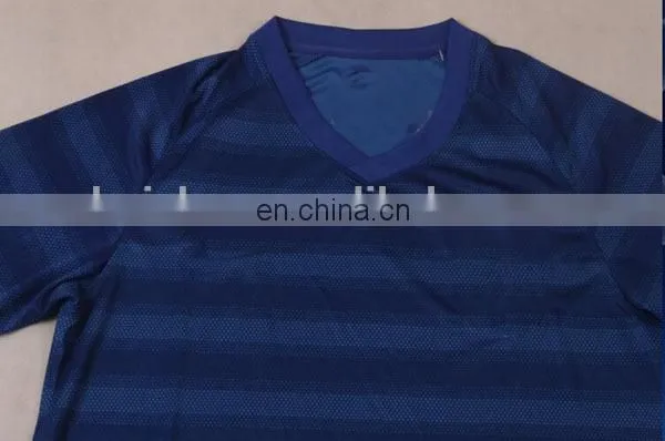 100% Polyester Men Football Jersey supplier Brazil jersey soccer thailand