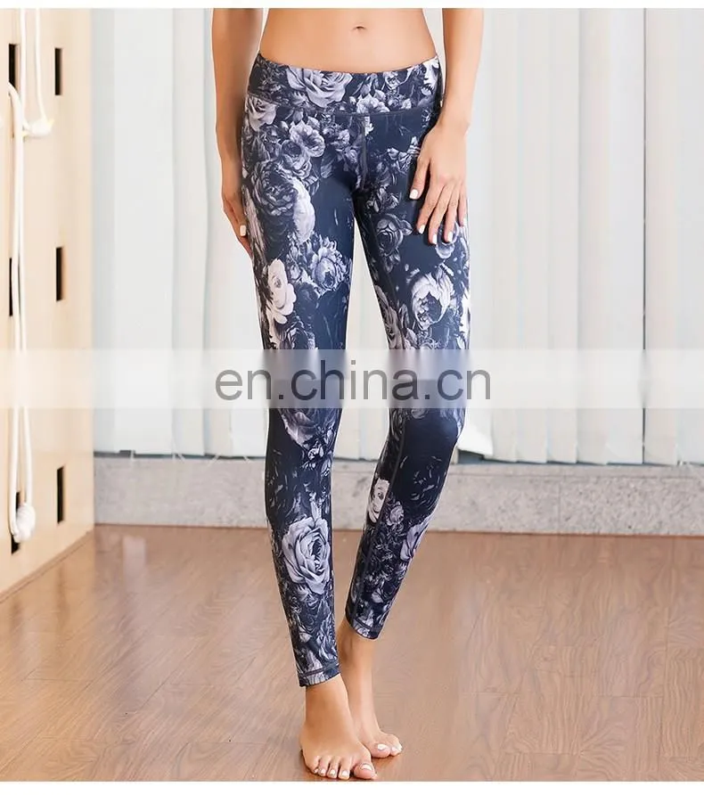 polyester with spendex Lycra tight leggings wholesale OEM design for sale