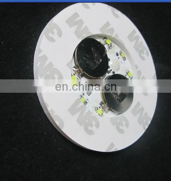 100mm diameter round shape led coaster pads cup led coaster