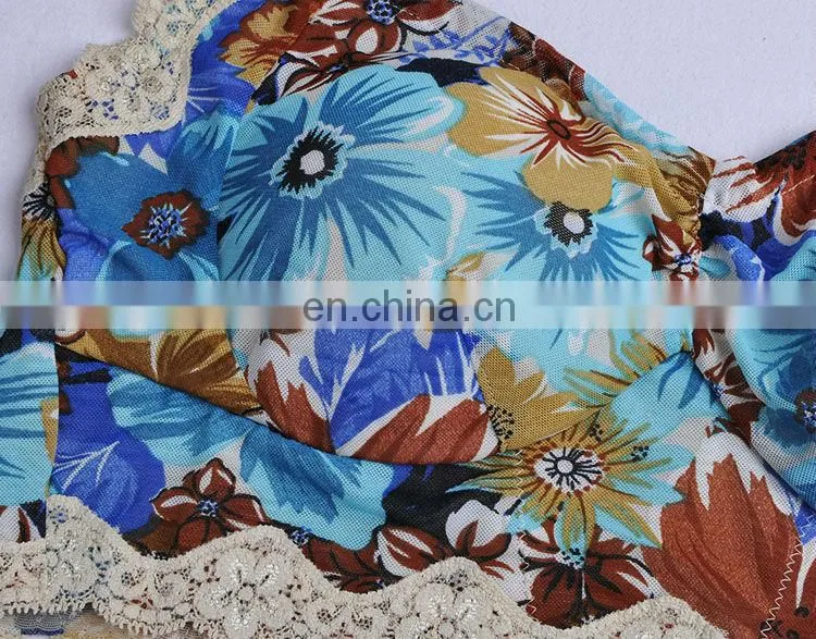 Cheap Price Beautiful Mature Women Flower Print Seamless Briefs