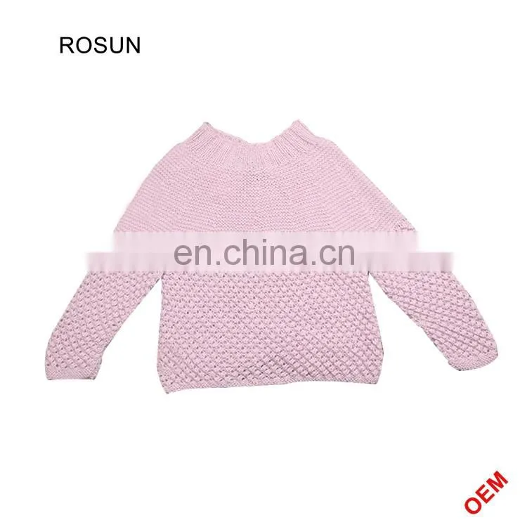 Pink child woolen sweater designs for children kids boys