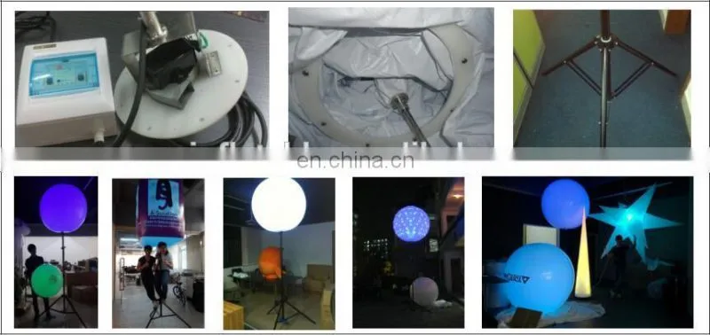 promotion / activities inflatable light balloon stand for sale from GB air products factory
