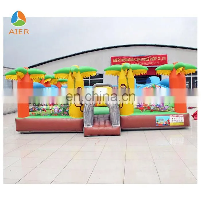 Family entertainment learning center used playground equipment for sale,Inflatable bounce funcity