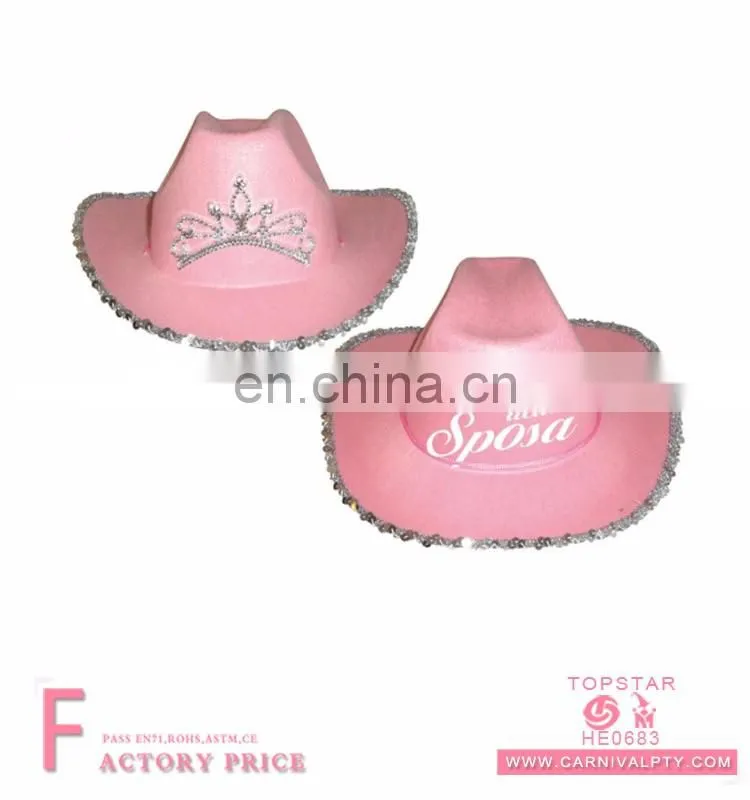 Sinamay Bases Furt Pom Poms Hat Packaging Cap and Hat