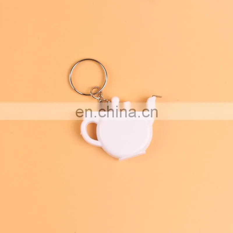 150cm 60 inch Push Button Round Case Soft Retractable Plastic Tape Measure