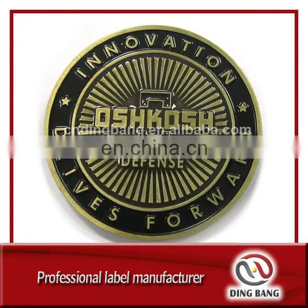 OEM Wholesale Promotion Cheap Memory Use And Collection Type Hard Enamel Type Gold OEM Souvenir Coin